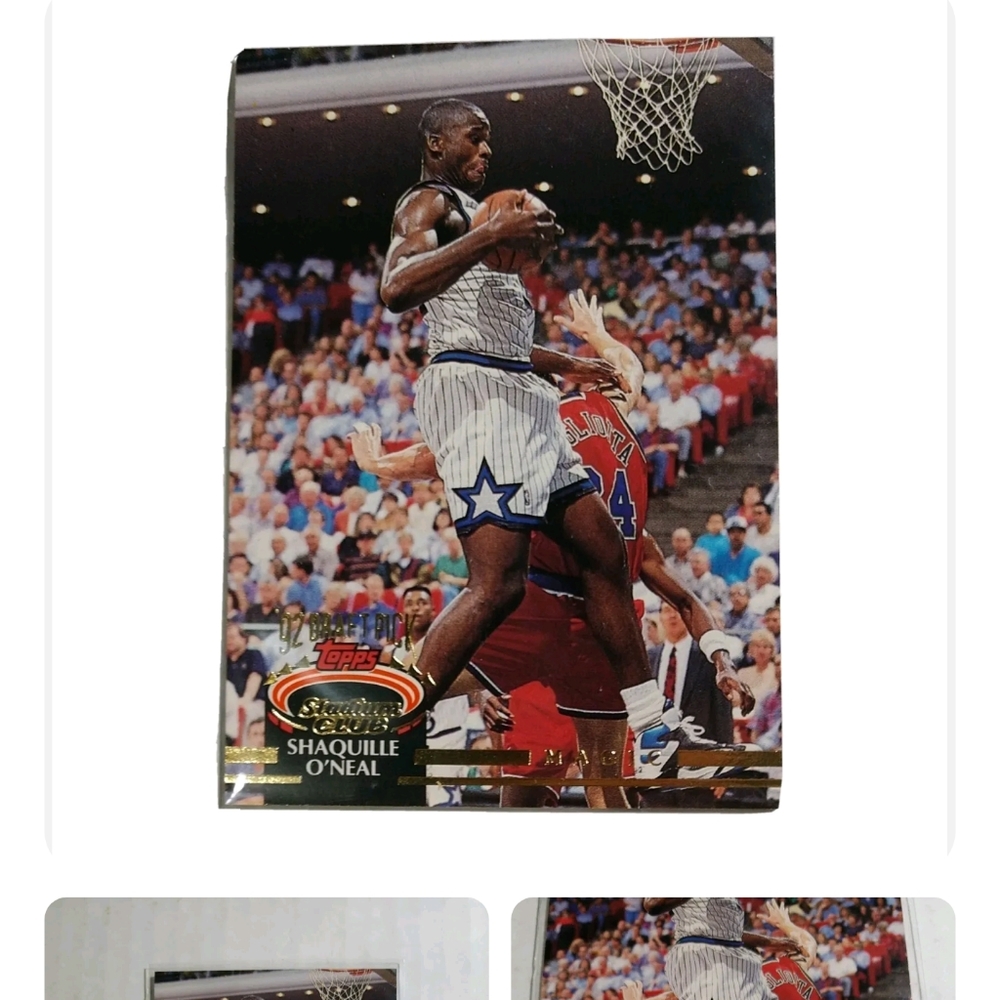 1992-93 Topps Stadium Club Shaquille O'Neal Rookie Draft #247 Orlando Magic Mint